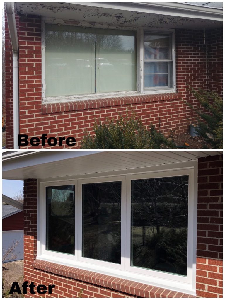 Before and After Windows replacement